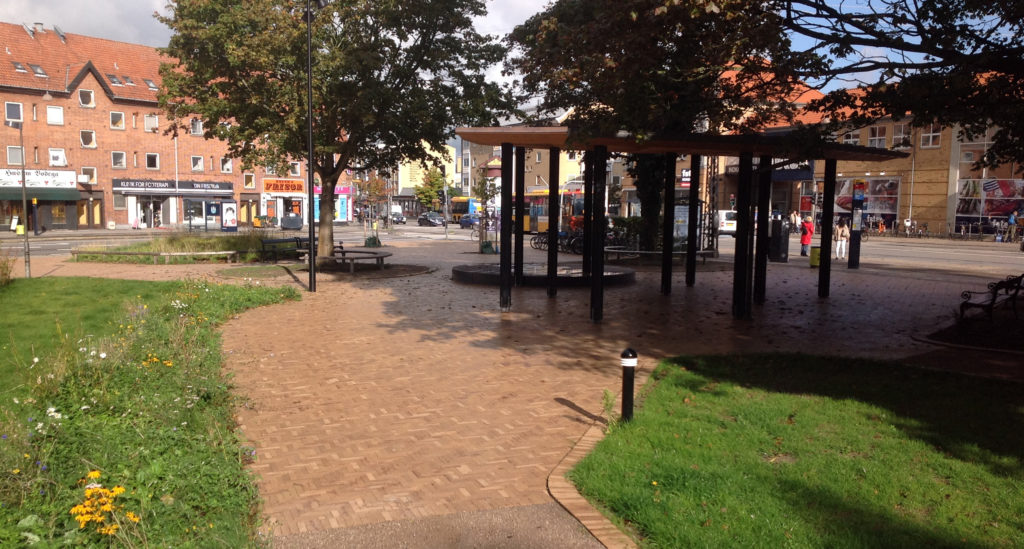 Image of Husum Bygade, marktegel