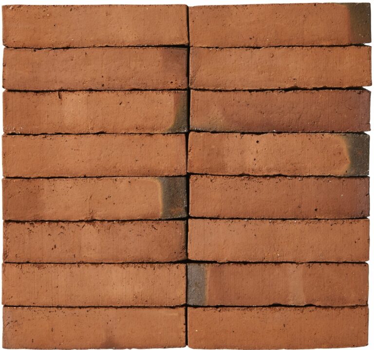 Image of 2206 Röd slagen - Svartschatterad