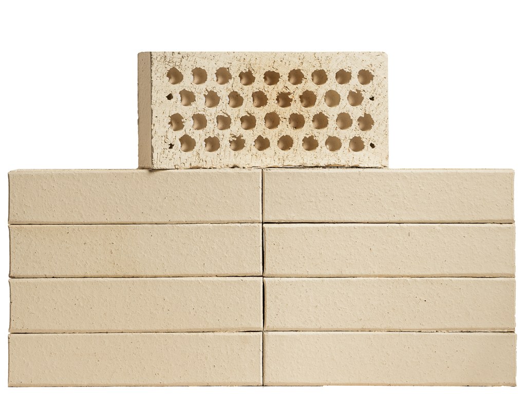 Image of Fenix Beige Slät håltegel
